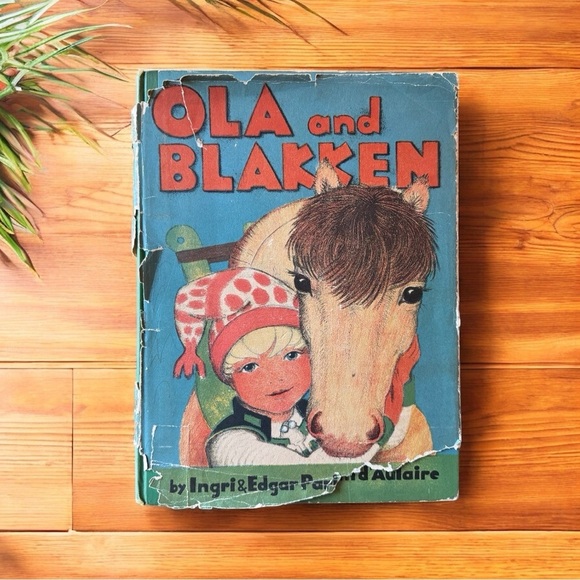 VINTAGE 1936 Ola and Blakken by Ingri & Edgar Parin d’Aulaire - Doubleday - Picture 3 of 14